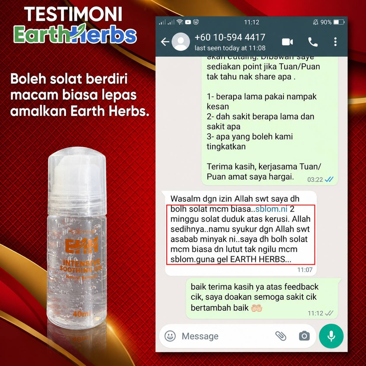 Testimoni EarthHerbs 3