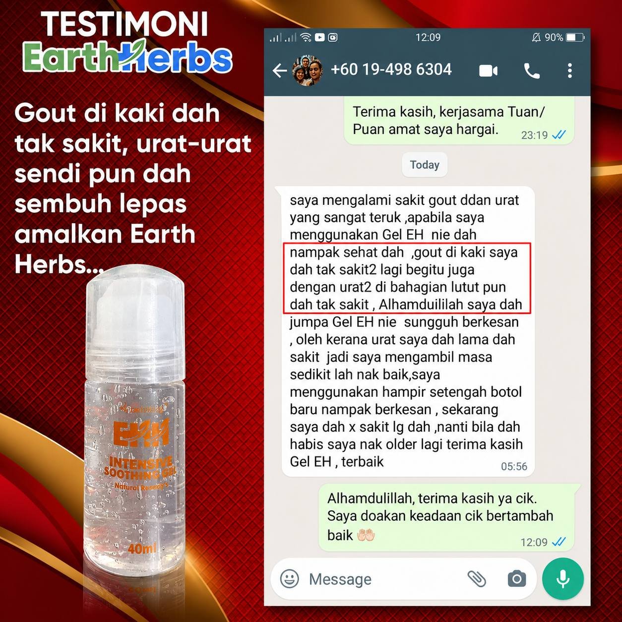 Testimoni EarthHerbs 5